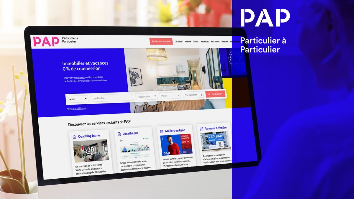 Avec PAP, vendez, achetez ou louez entre particuliers en toute tranquillité.