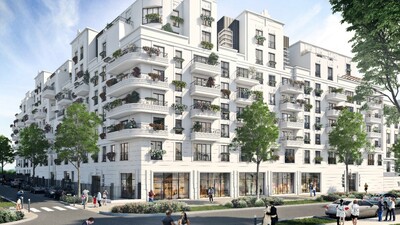 Neuf : à Saint-Ouen (93), une résidence revisite le style Art déco © GROUPE IDEC pour FAUBOURG IMMOBILIER