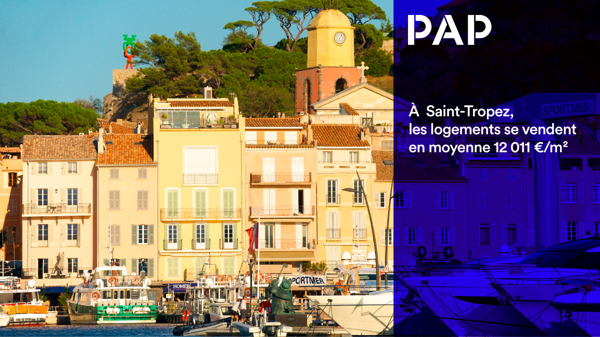 Les prix à Saint-Tropez ont augmenté de 44 % en dix ans.