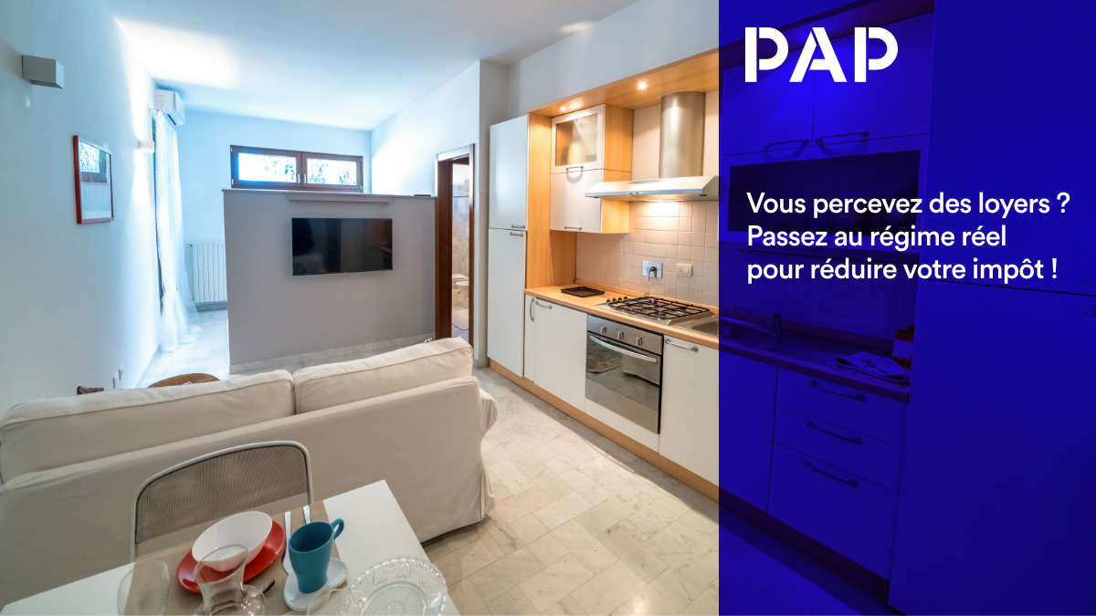 Le régime réel permet de déduire les frais des loyers non meublés.