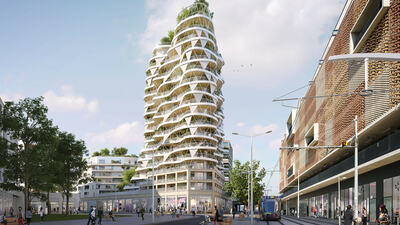 À Montpellier, le quartier Nouveau Saint-Roch accueille un projet d’envergure © Vinci Immobilier Sogeprom-Pragma