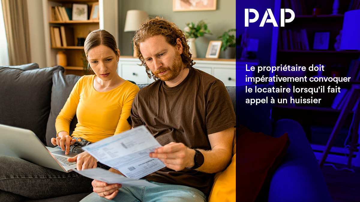 Les frais d'état des lieux par commissaire de justice sont partagés 50/50 entre propriétaire et locataire.