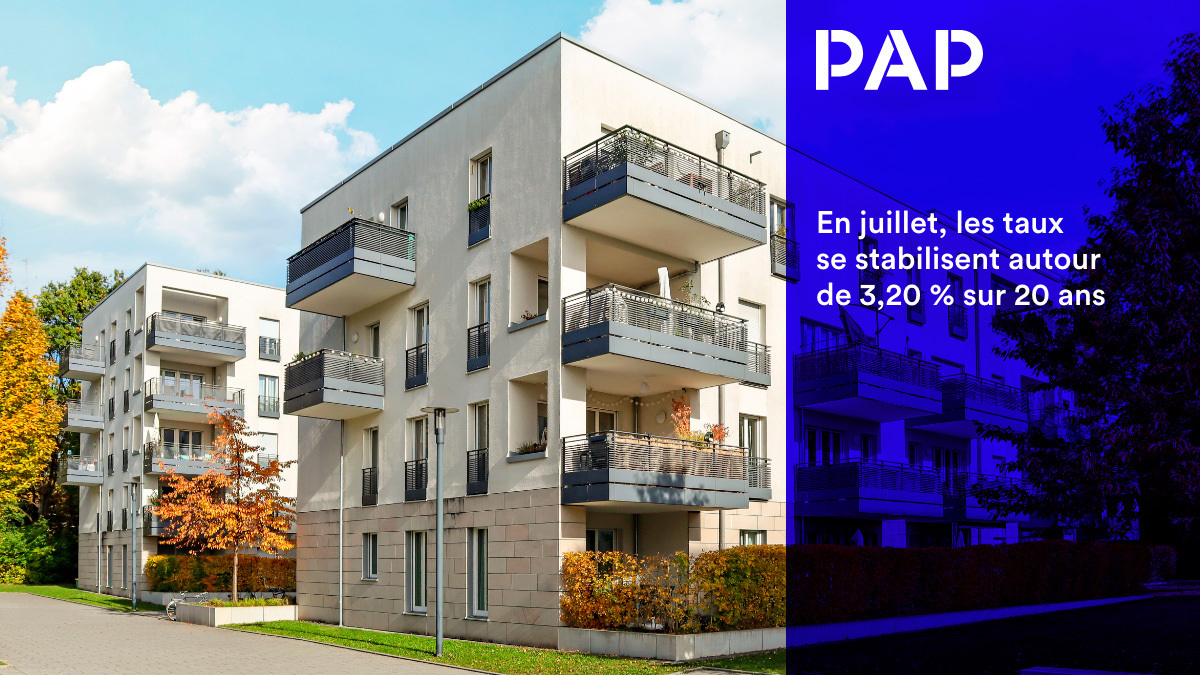 Un crédit sur 25 ans affiche en moyenne un taux de 3,40 %.
