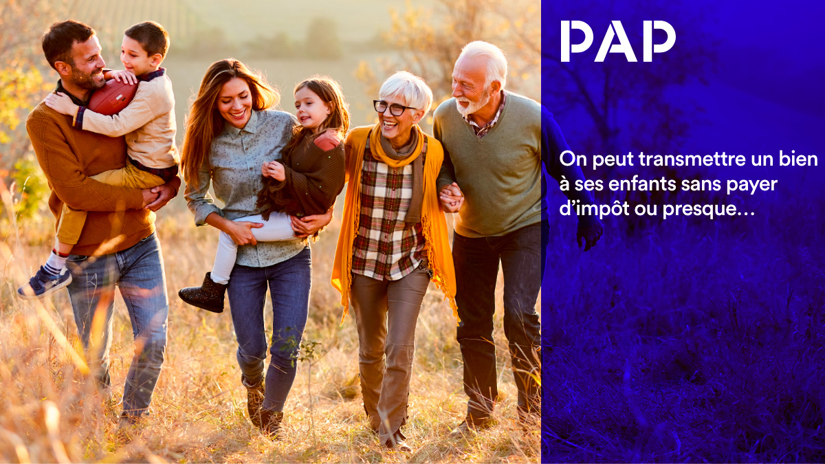 Au décès, l’usufruit s’éteint et vos enfants deviennent pleins propriétaires sans droits de succession.