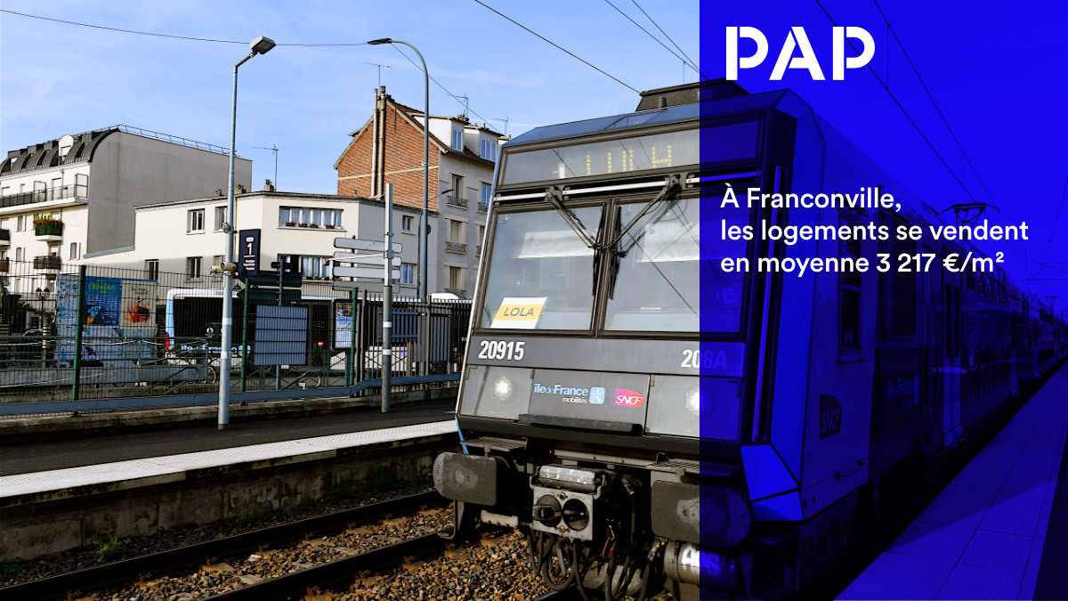 Le RER C relie Franconville à la Gare du Nord en 24 minutes.