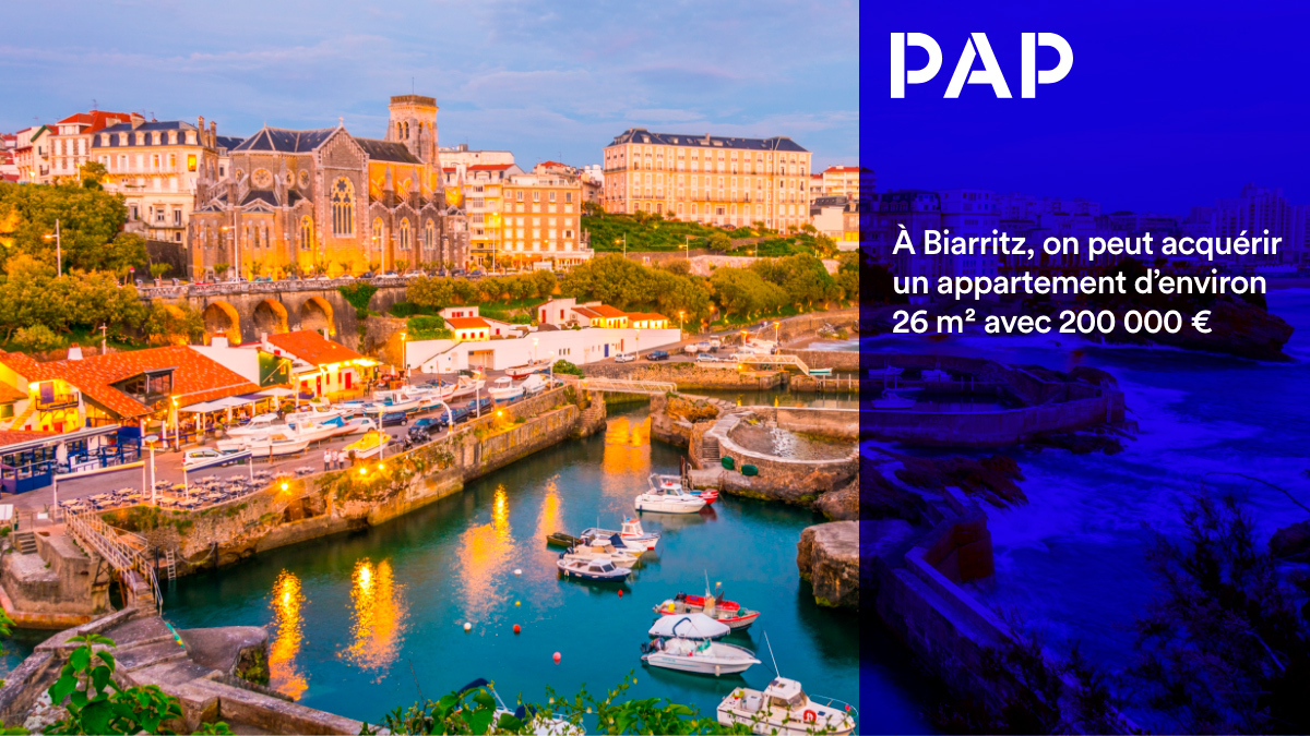 Biarritz affiche les prix les plus élevés du secteur.