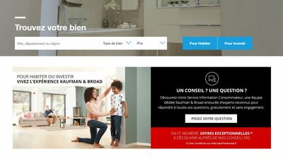Immobilier neuf : un nouveau service d'information gratuit © Kaufman &amp; Broad