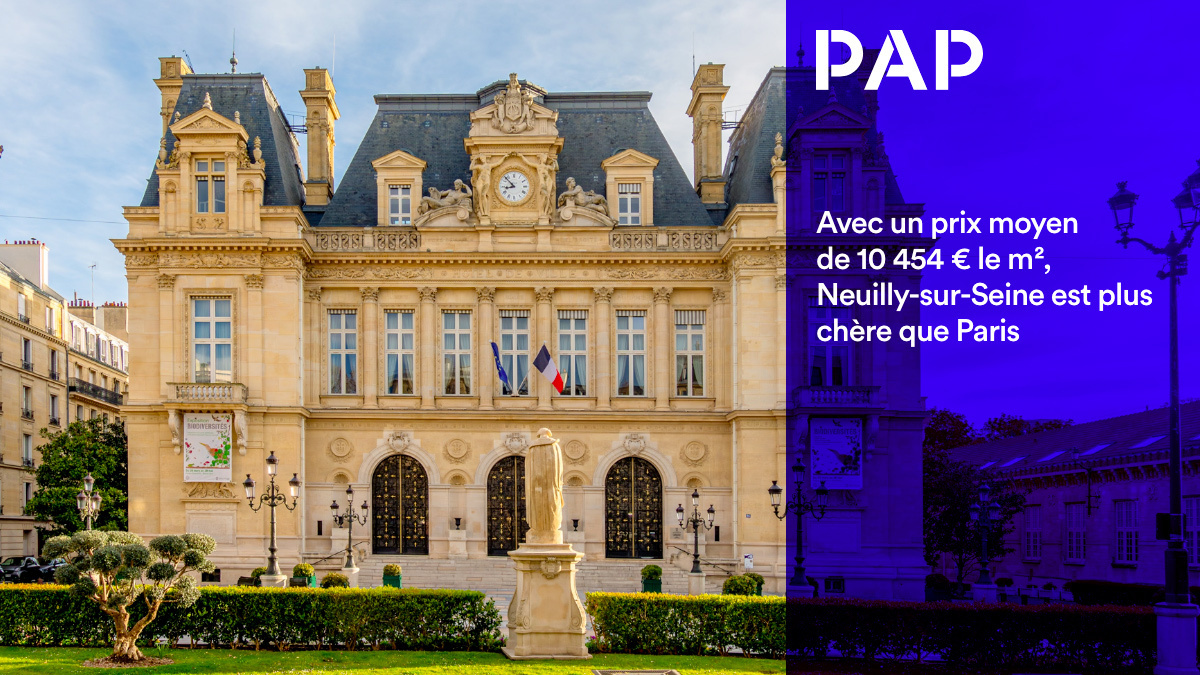 À Neuilly-sur-Seine, les prix devraient progresser de 1 à 2 % en 2026.