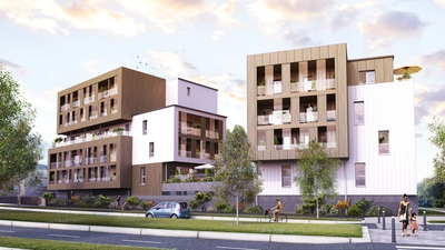 Immobilier : un immeuble en bois pousse à Orléans ! © OBM Construction
