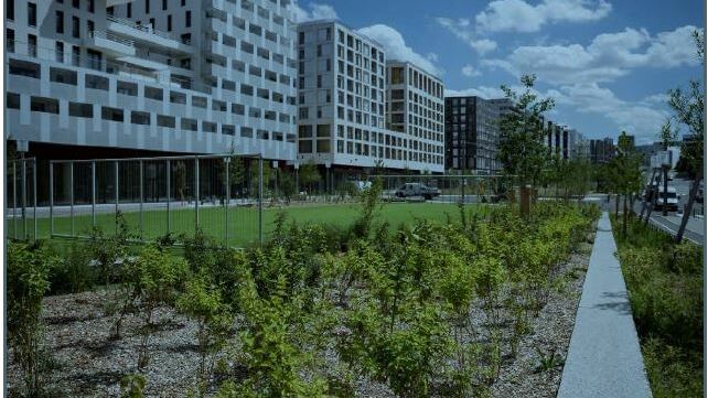 Les Terrasses de Nanterre, au pied de Nanterre Coeur Université.
