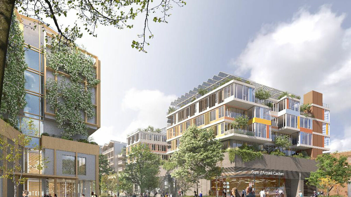 Cachan pluriels depuis l'avenue Carnot