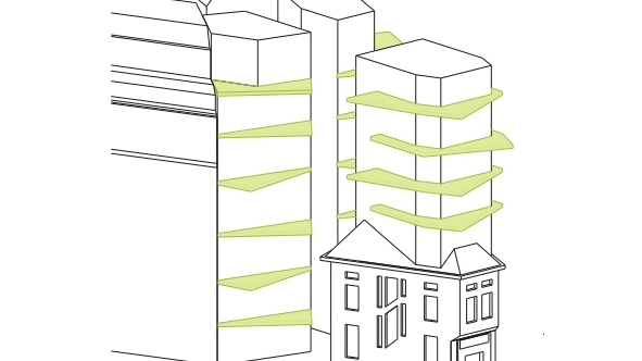 L’immeuble Nudge proposé par OGIC dans le cadre de Réinventer Paris.
