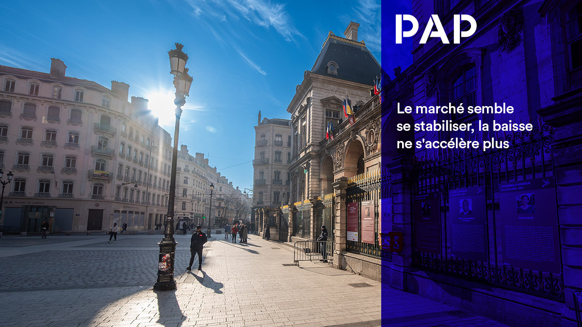 Bordeaux, Lyon et Nantes se distinguent par l'ampleur et la régularité de leur recul.