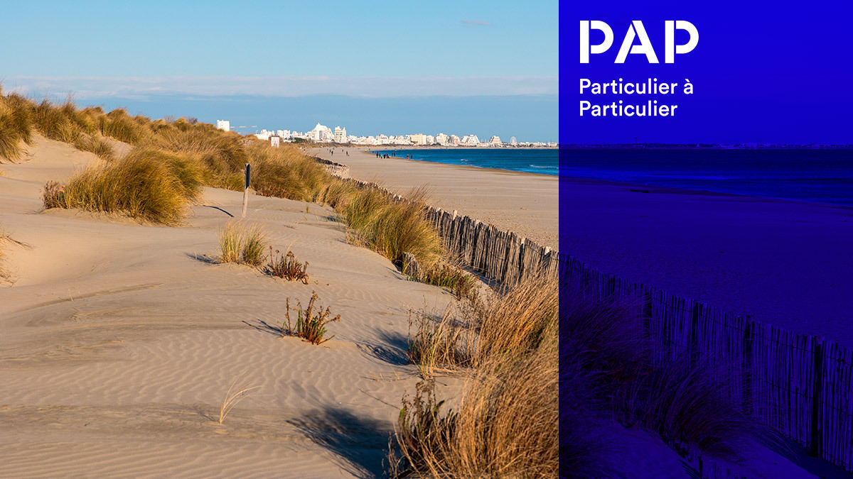 La plage du Petit Travers entre Montpellier et la Grande-Motte.