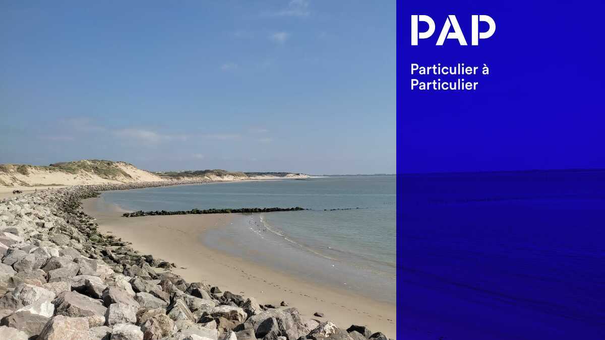 Berck Plage, sur la Côte d'Opale.