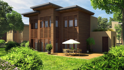 Le nouveau visage des maisons en village © Bouygues Immobilier/AW²