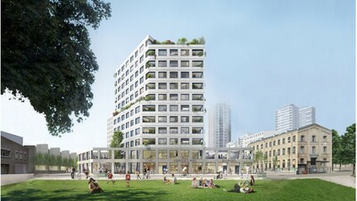 Paris XVIIIe : un immeuble en bois plein de surprises © List &amp; Piovenefabi