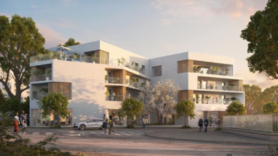 À Nantes (44), le quartier de Longchamp se dote d’une résidence neuve © Kreation