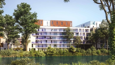 Immobilier : une offre arborée à Illkirch (67) © Stradim