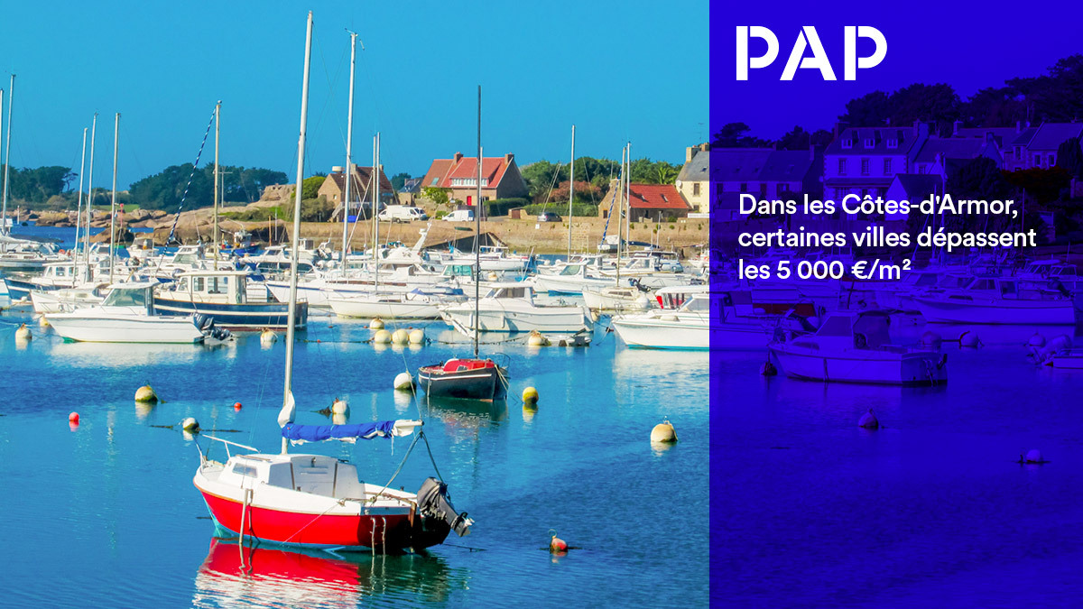 Sur le littoral des Côtes-d'Armor, les prix immobiliers s'envolent.