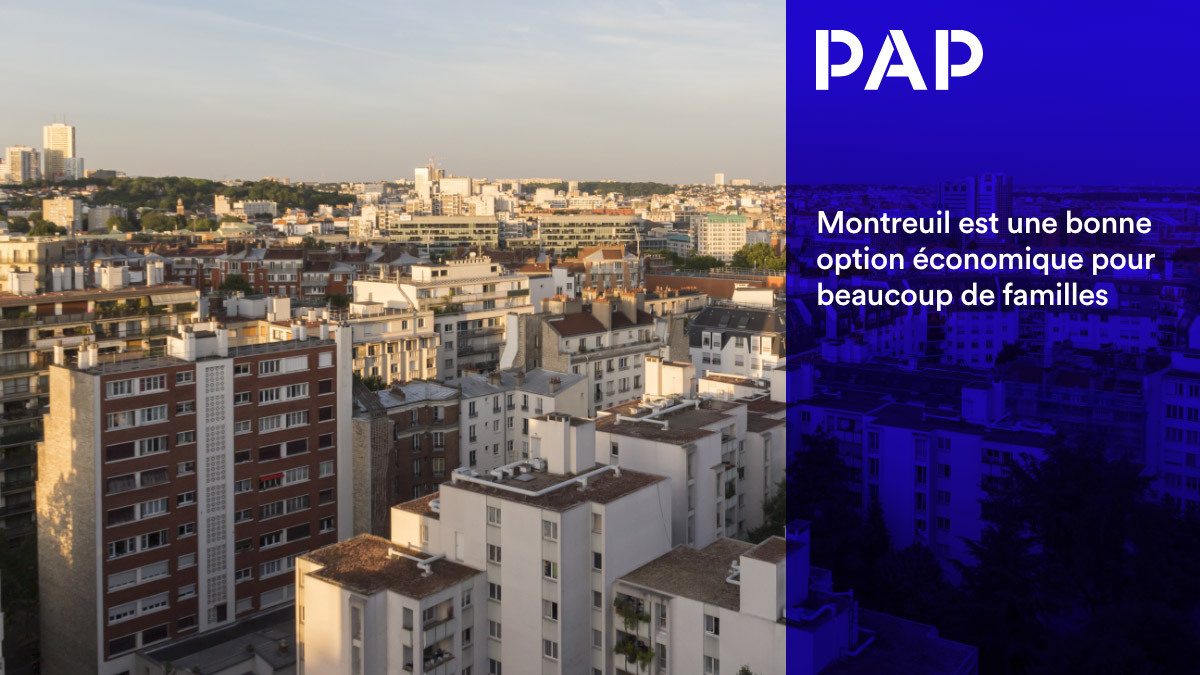 Montreuil affiche un prix moyen de 6.831 €/m².