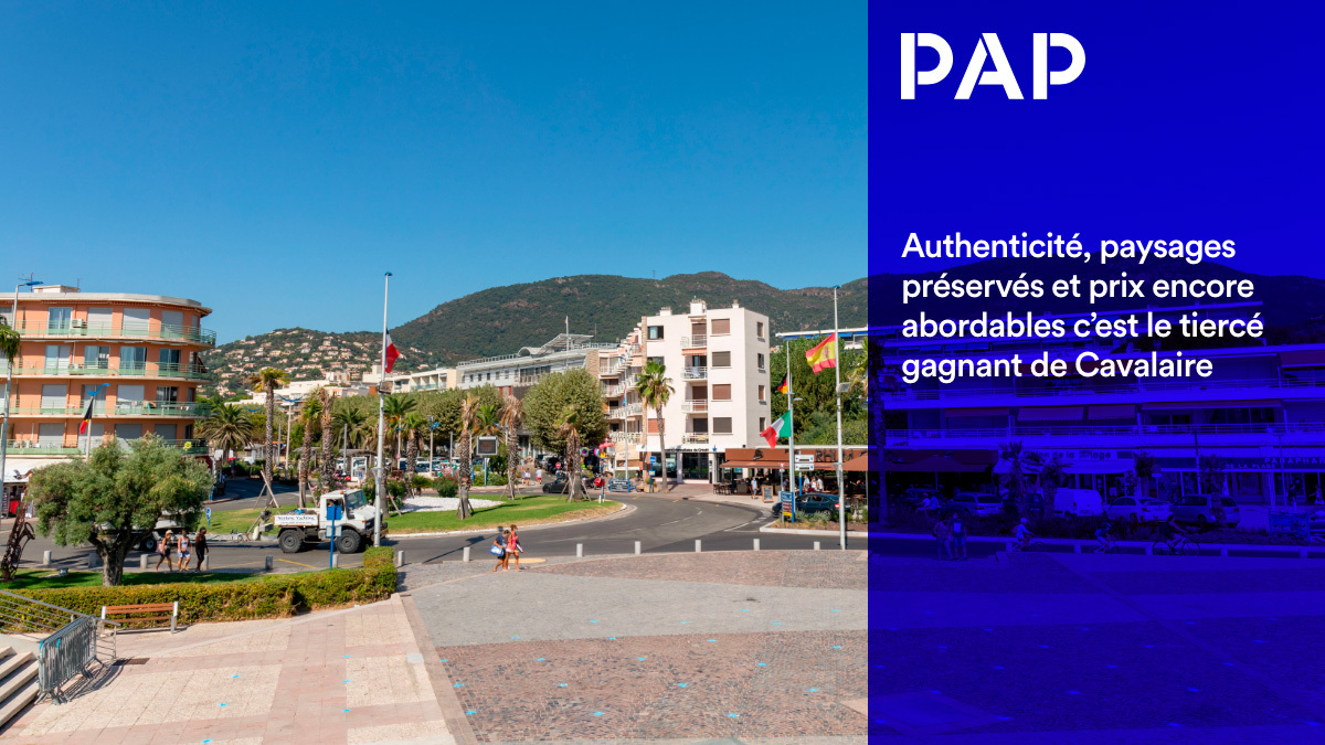 Cavalaire, c’est le sud comme on l’aime.