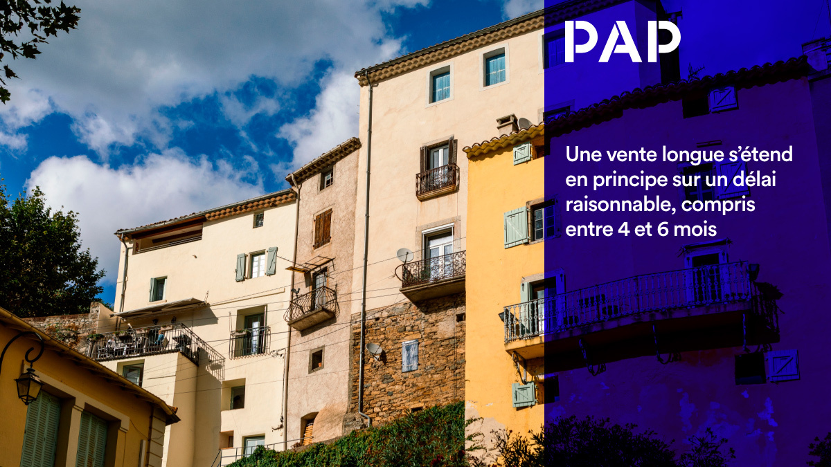 La vente longue permet d’éviter de recourir à un prêt relais.
