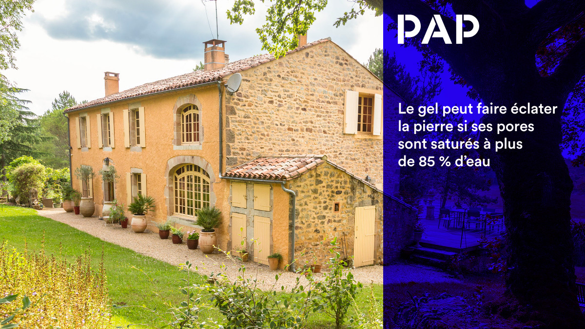 La pierre est le matériau de construction par excellence.