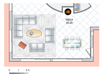 Plan habillé Zoom - maison - Entre mer  et montagne