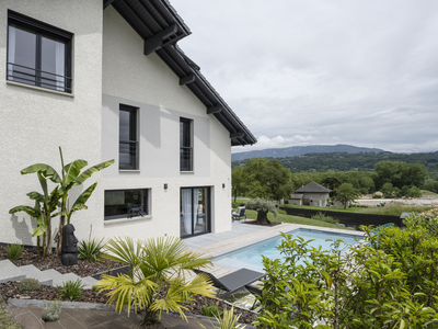 Une maison sur les reliefs