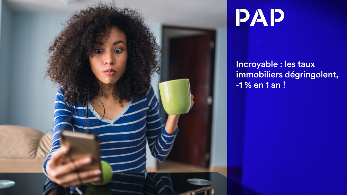 En décembre, le taux moyen est de 3,35 % sur 20 ans.