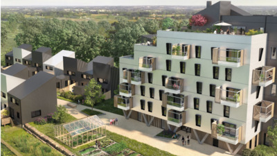 À Rennes, un immeuble d’habitation bois haut de 25 m va voir le jour © Ataraxia promotion