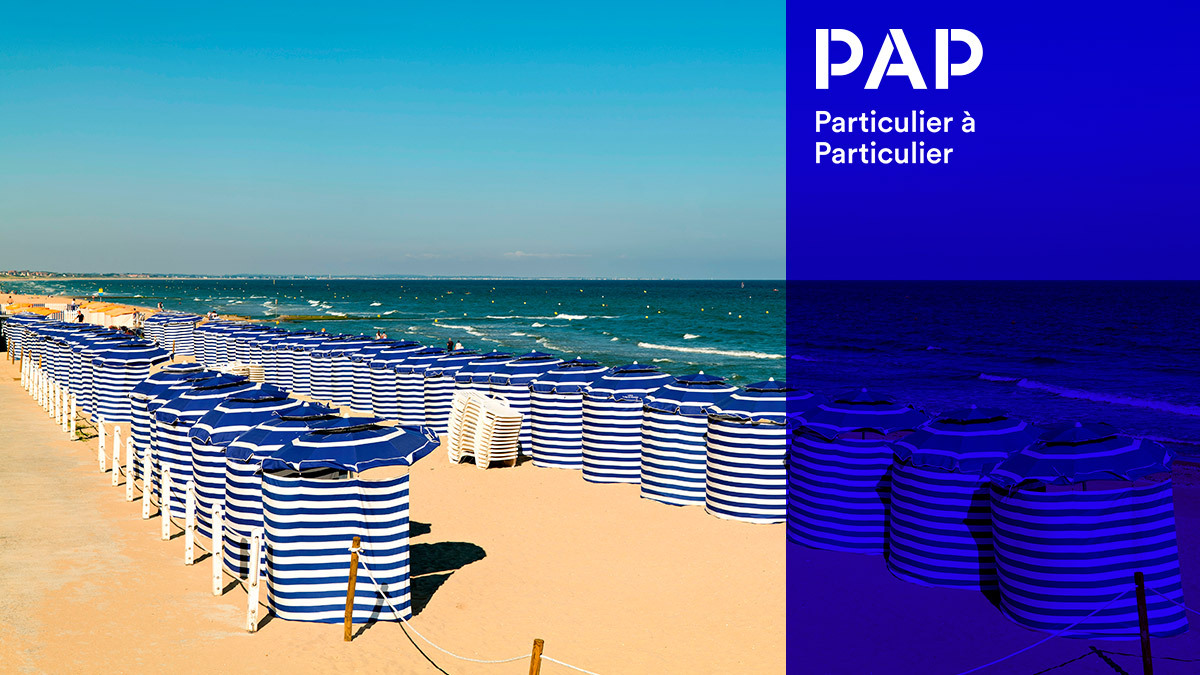 Plage de Cabourg.
