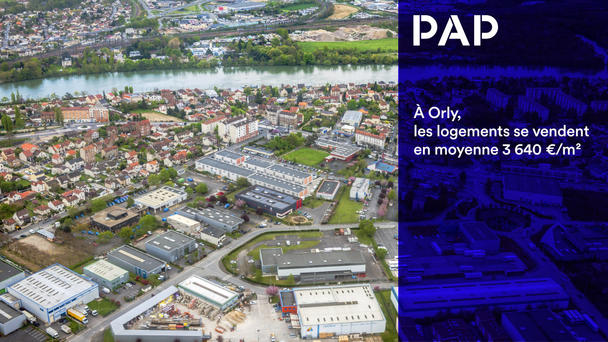 Les prix immobiliers à Orly ont grimpé de 8 % en cinq ans.