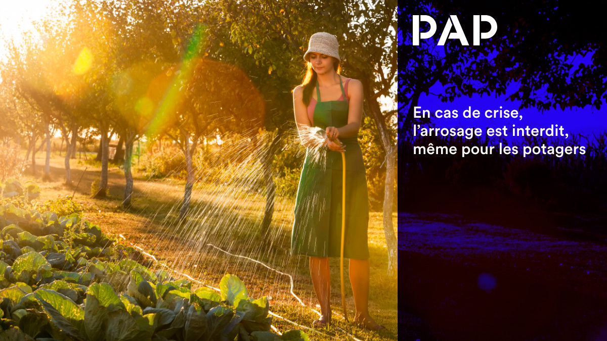 En sécheresse, le préfet peut limiter l’usage de l’eau pour préserver la ressource.
