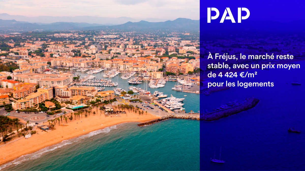 Fréjus séduit par ses prix encore accessibles sur la Côte d’Azur.