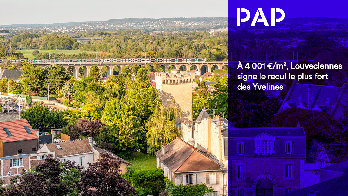 Le prix moyen dans les Yvelines est de 3.885 €/m²