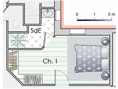 Plan habillé Zoom - maison - Une maison résolument moderne