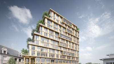 Une résidence passive et décarbonée à Rennes © Architecture Plurielle