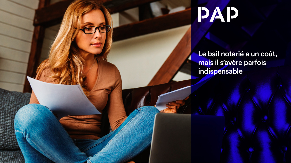 Un bail notarié vaut entre 200 et 600 €.