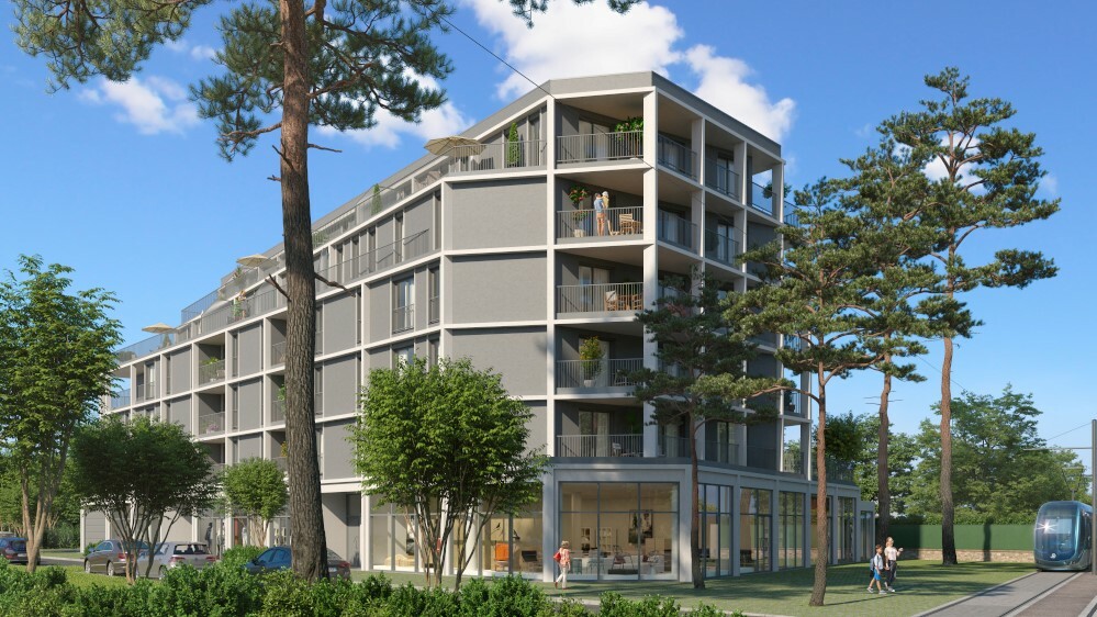 Située à Mérignac, Corylus d'Aqprim est une résidence contemporaine  composée de 31 logements