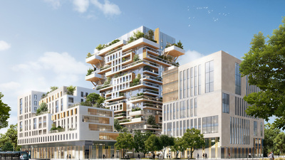 Logement : un immeuble en bois prend de la hauteur © Jean-Paul Viguier/Eiffage Immobilier