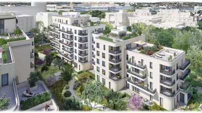 Résidentiel : un programme en pierre de taille à Colombes © Verrecchia