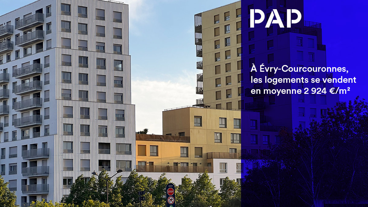 Avec 2.924 €/m² en moyenne, la ville se situe sous les niveaux du département.