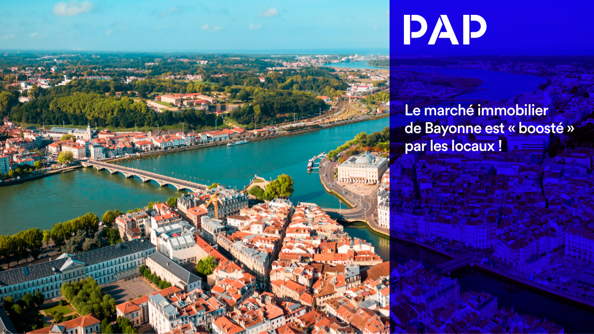 Les biens avec vue sur les quais de la Nive se négocient entre 4.800 et 5.500 €/m²