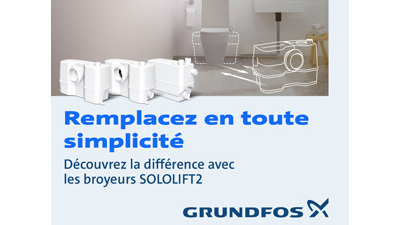 SOLOLIFT2, relevez les eaux usées, simplement et efficacement © Grundfos