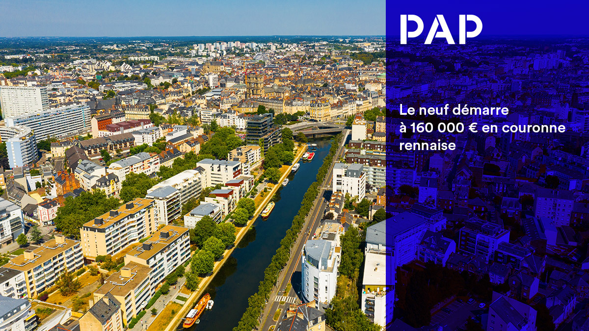En s'éloignant un peu de Rennes, le prix des terrains devient bien plus abordable.