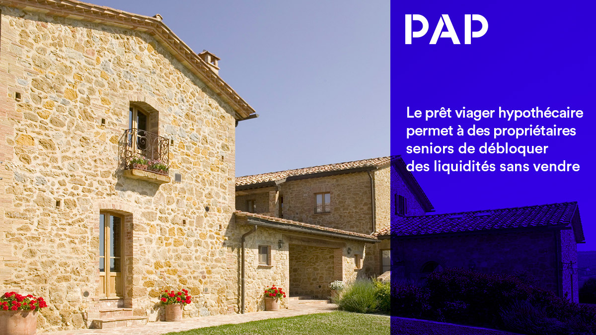 Le prêt viager hypothécaire est taillé pour les propriétaires de 60 ans et plus.