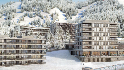 Une résidence de tourisme très contemporaine à la montagne © MGM Constructeur