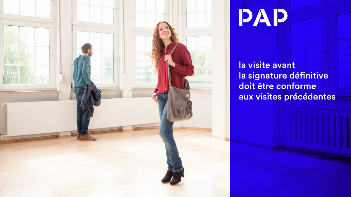 La visite avant la signature chez le notaire indispensable PAP